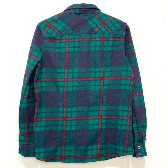 Natural Reflections 2 PACK Long Sleeve Plaid Button Down Shirt Top Large - Picture 10 of 15
